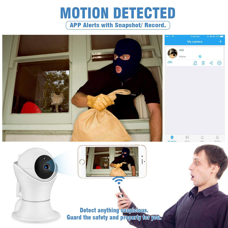 2 million 3D navigation shake machine 1080P surveillance camera